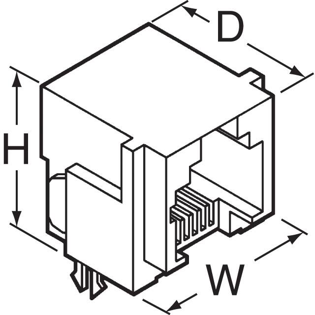 TM5RJ3-44(50) Hirose Electric Co Ltd  Conectores modulares